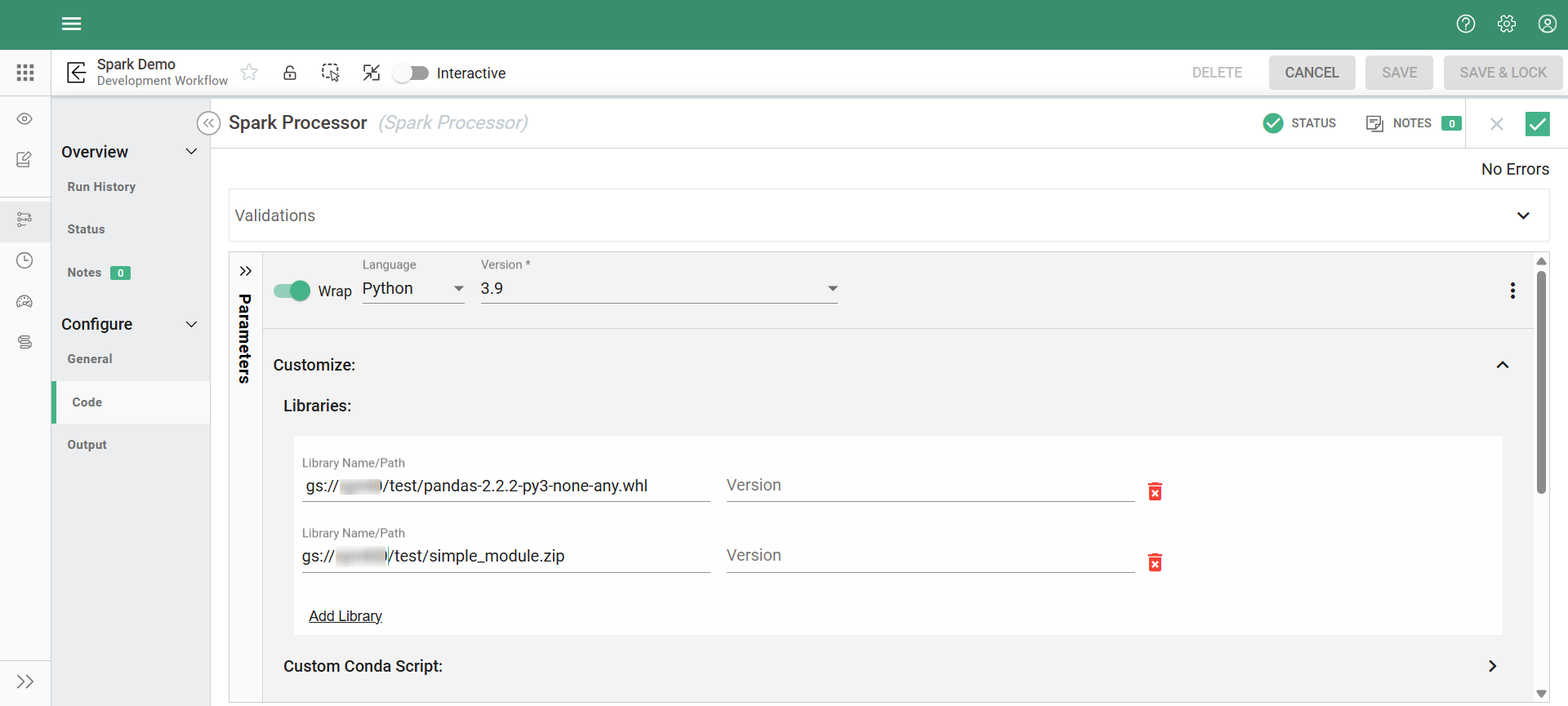 Handling Python Libraries for Spark Processor – SYNTASA™